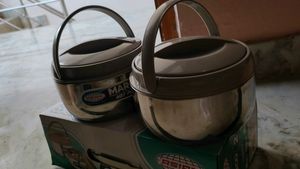 ASIAN Stainless Steel Insulated Hot Pot Casserole