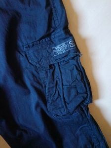Mens Cargo Blue Pants