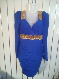 Blue Bodycon Dress 😍SALE OFFER😍