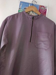 Mauve Zipper Top
