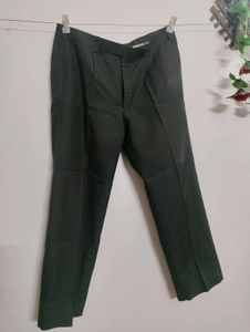 Men&#39;s Brown Striped Formal Stitched Pants