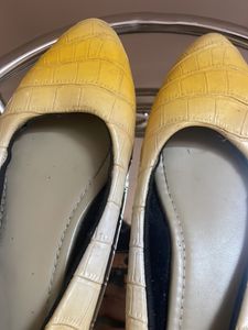 Yellow White Ombre Ballerina Shoe
