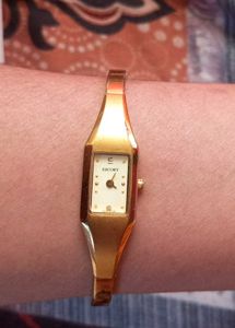 Escort Orignal Gold Tonned Bangle Womens Watch