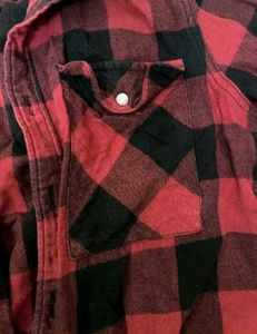Red &amp; Black Plaid Shirt