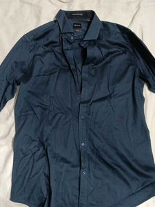 Factor Slim Fit Stretch Cotton Shirt
