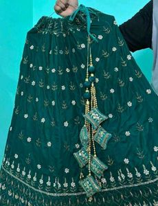 Emerald Green Lehenga Choli✨