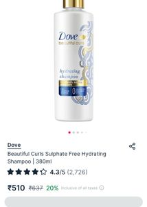 Dove Beautiful Curls Range
