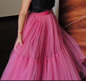 Pink truffle skirt
