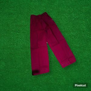 Boys Maroon Pants