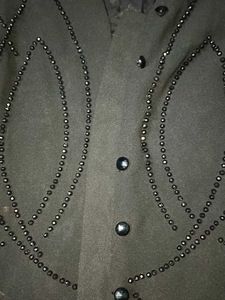 Vintage Black Embellished Jacket
