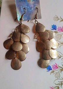 Metallic Chandelier Earrings