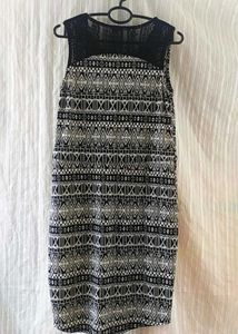 Patterned Sleeveless Dress