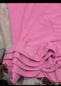 Shein New with tag - Pink Ruffle Mini Dress