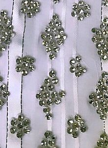 Set Of 3 Pearl White Diamond Work Suit🌸💕