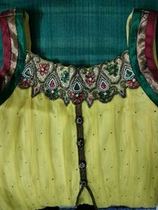 Double Layer Anarkali Suit