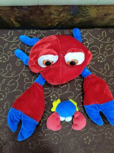 Crab Plush Toy Set with baby