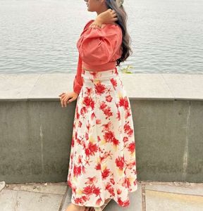 Floral Skirt &amp; Top Set