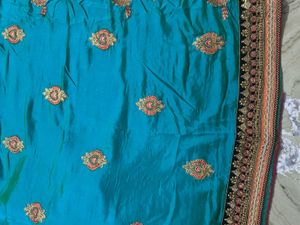 Heavy Work Saree With Blouse
