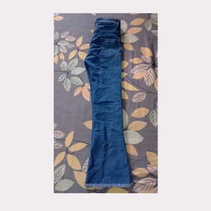 Blue Bootcut Jeans