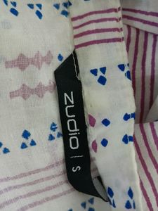 Off White Printed Kurta (Women&#39;s)