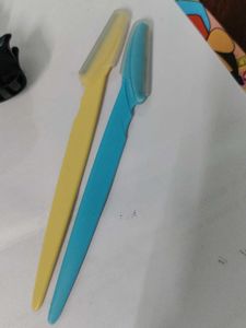 Eyebrow Razors - Yellow & Blue