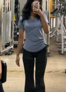 Black Flare Gym Leggings