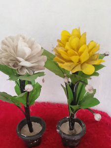 Beautiful Guldasta Yellow And White
