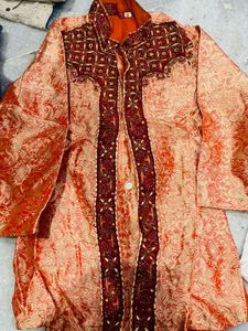 combo of jacket pants shirts ethnic wear