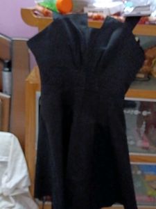 Chic Black Mini Dress For Party Branded Nevar Wear