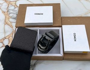 MIX BRANDED LV, COACH WALLET + BELT COMBO