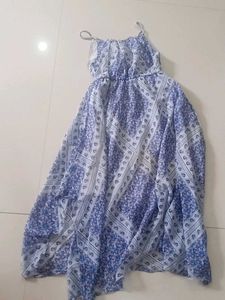 Blue Floral Sundress