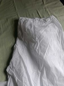 White Churidar Set