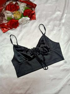 🖤Black Satin Bralette🖤