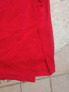 Red Midi Bodycon Dress