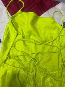 Neon Green Playsuit