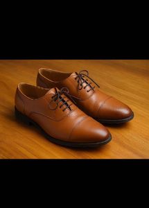 Woodland Woods Formal Oxford Tan Shoes
