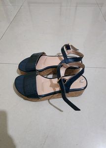 Lovely Navy Platform Heels