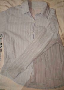 Striped Button-Down Shirt