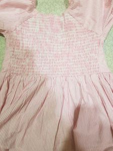 Pink Puff Sleeve Top