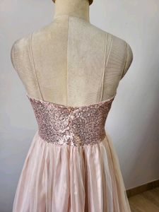 Net Sequined Gown...