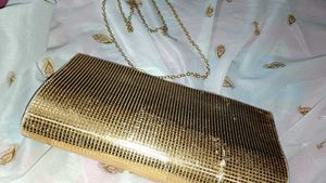 Sparkly Gold Clutch