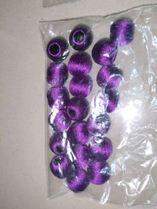 Silk Threaded Beads