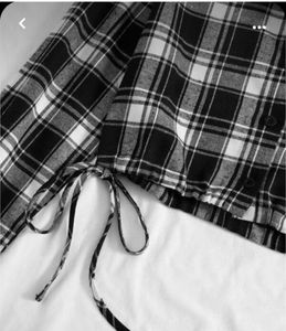 Plaid Crop Top