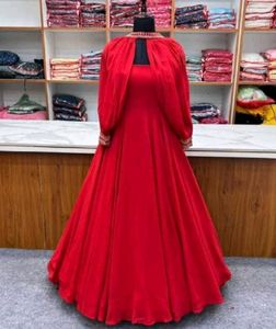 New Bollywood Stayle Beautiful Gown Dress Ne