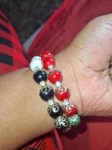 Bow And Spiral Bracelets (Set Of 2)