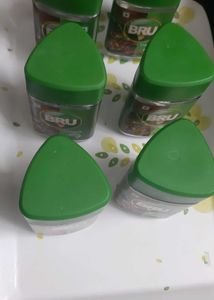 Bru Coffee Glass Containers