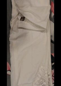 White Net Bottom Pant Xl Size