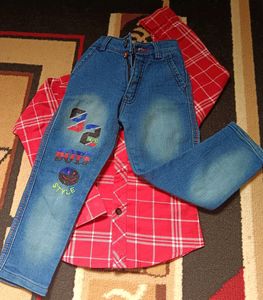 Shirt-Jeans set
