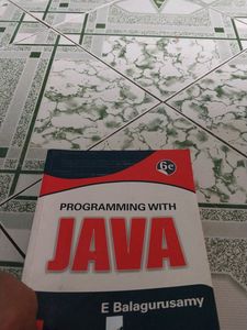 Programming With JAVA E Balagurusamy 6th Edition