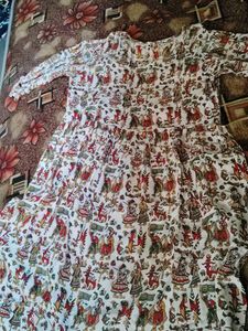White Patterned Dress